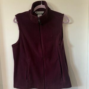 Columbia Women's Purple Fleece Vest